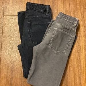 Gap Cords in Navy and Gray